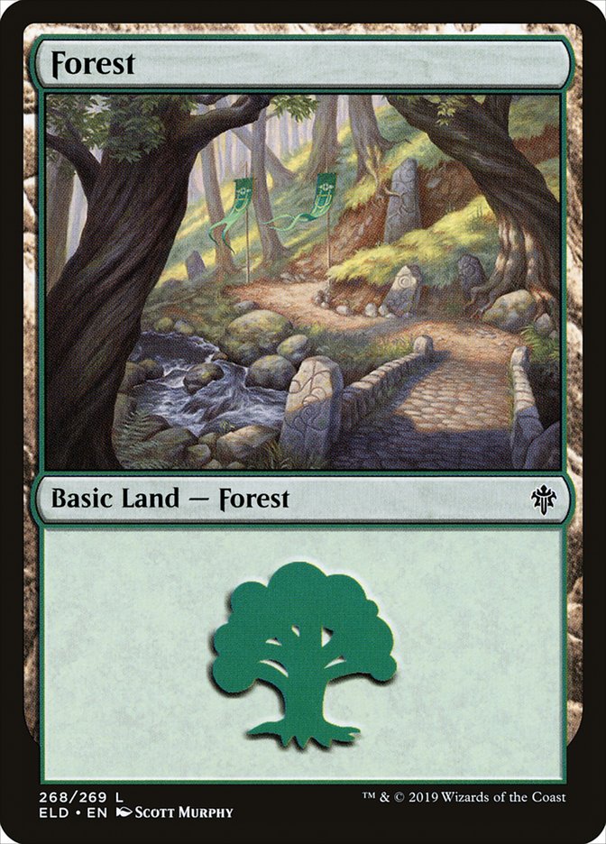 Forest (268) [Throne of Eldraine] | Galactic Gamez