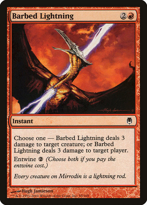 Barbed Lightning [Darksteel] | Galactic Gamez