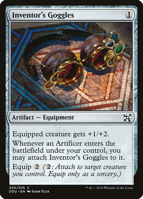 Inventor's Goggles [Duel Decks: Elves vs. Inventors] | Galactic Gamez