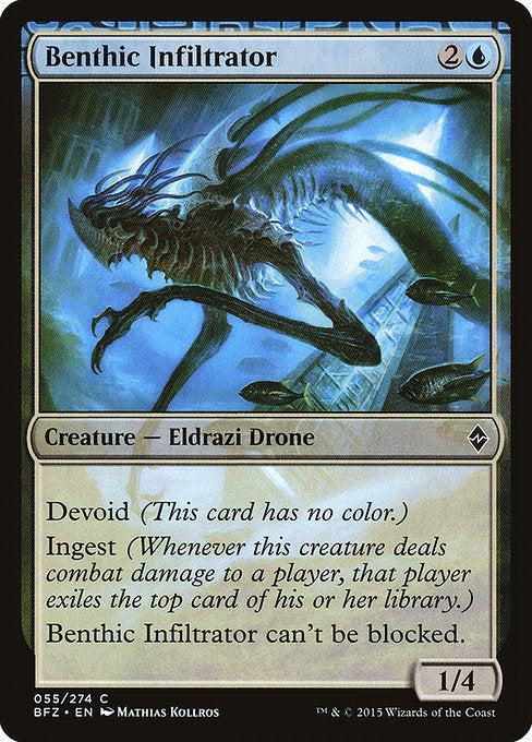 Benthic Infiltrator [Battle for Zendikar] | Galactic Gamez