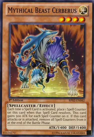 Mythical Beast Cerberus [BP02-EN042] Mosaic Rare | Galactic Gamez