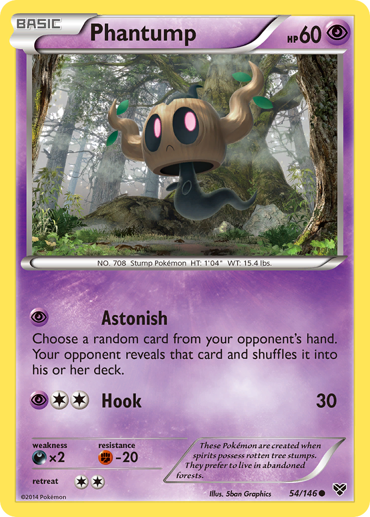 Phantump (54/146) [XY: Base Set] | Galactic Gamez