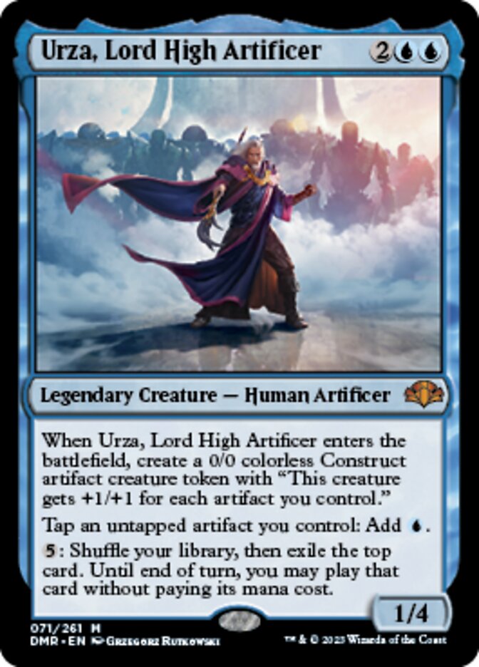 Urza, Lord High Artificer [Dominaria Remastered] | Galactic Gamez