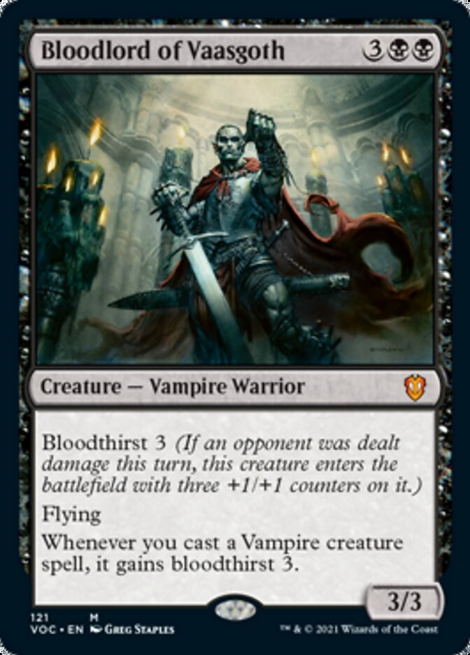 Bloodlord of Vaasgoth [Innistrad: Crimson Vow Commander] | Galactic Gamez