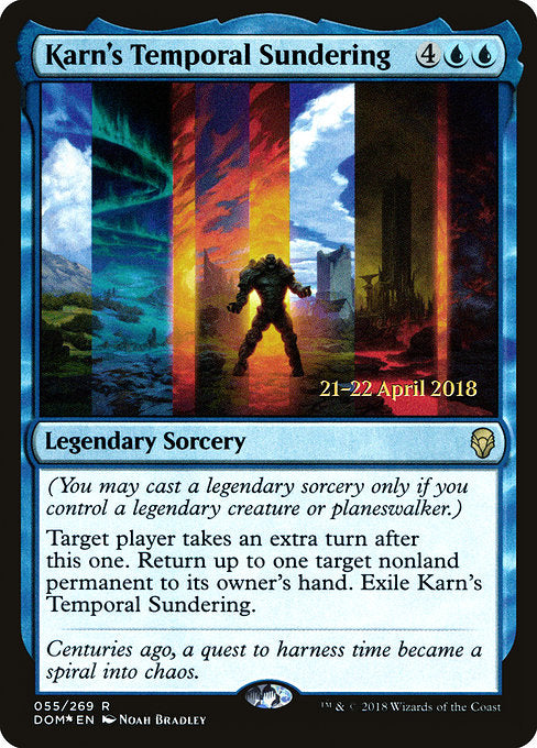 Karn's Temporal Sundering [Dominaria Promos] | Galactic Gamez