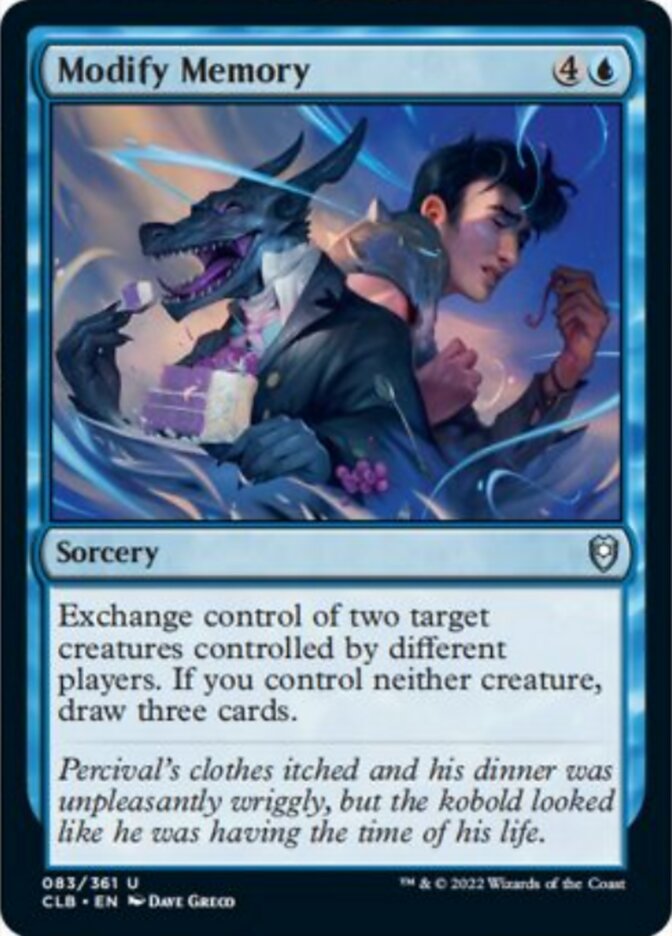 Modify Memory [Commander Legends: Battle for Baldur's Gate] | Galactic Gamez