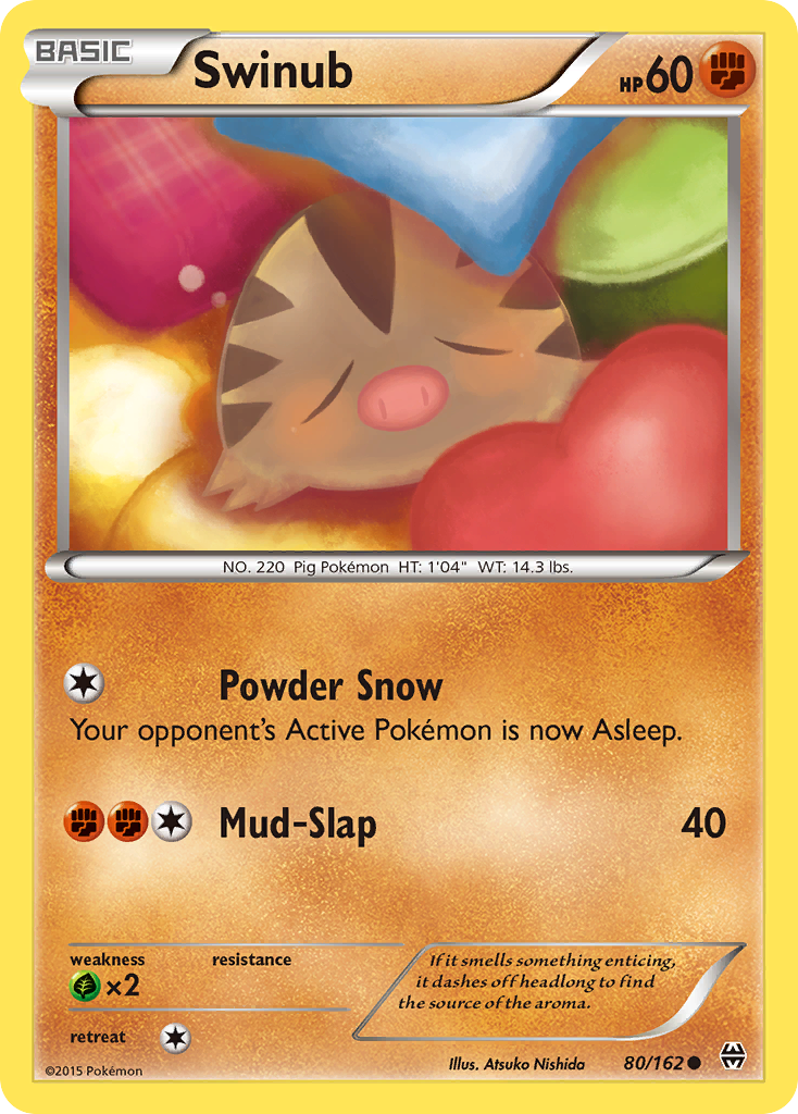 Swinub (80/162) [XY: BREAKthrough] | Galactic Gamez