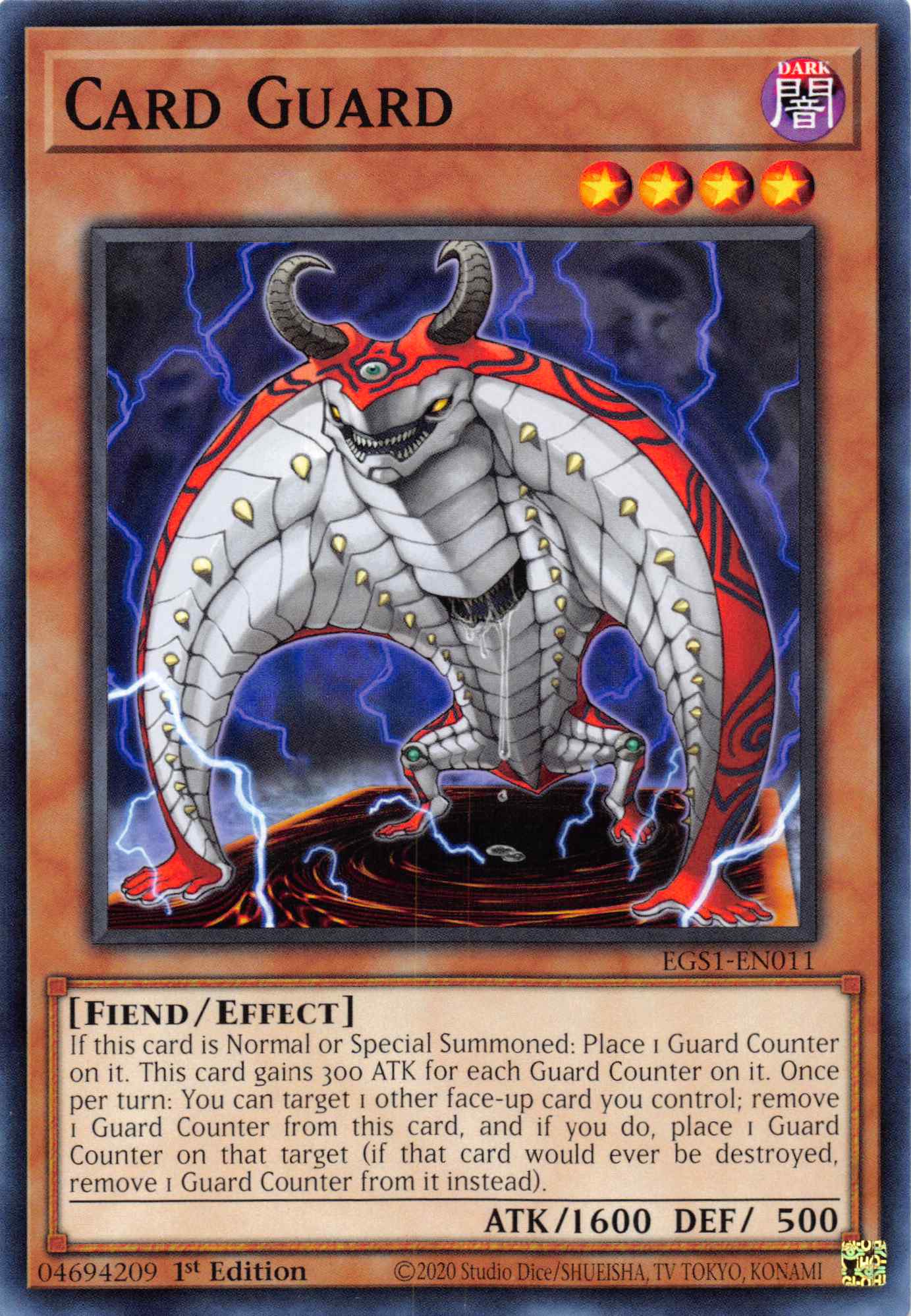 Card Guard [EGS1-EN011] Common | Galactic Gamez