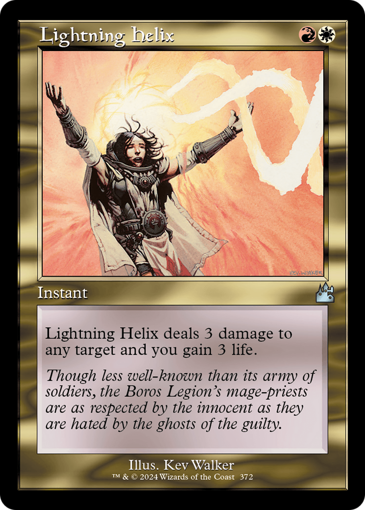 Lightning Helix (Retro Frame) [Ravnica Remastered] | Galactic Gamez