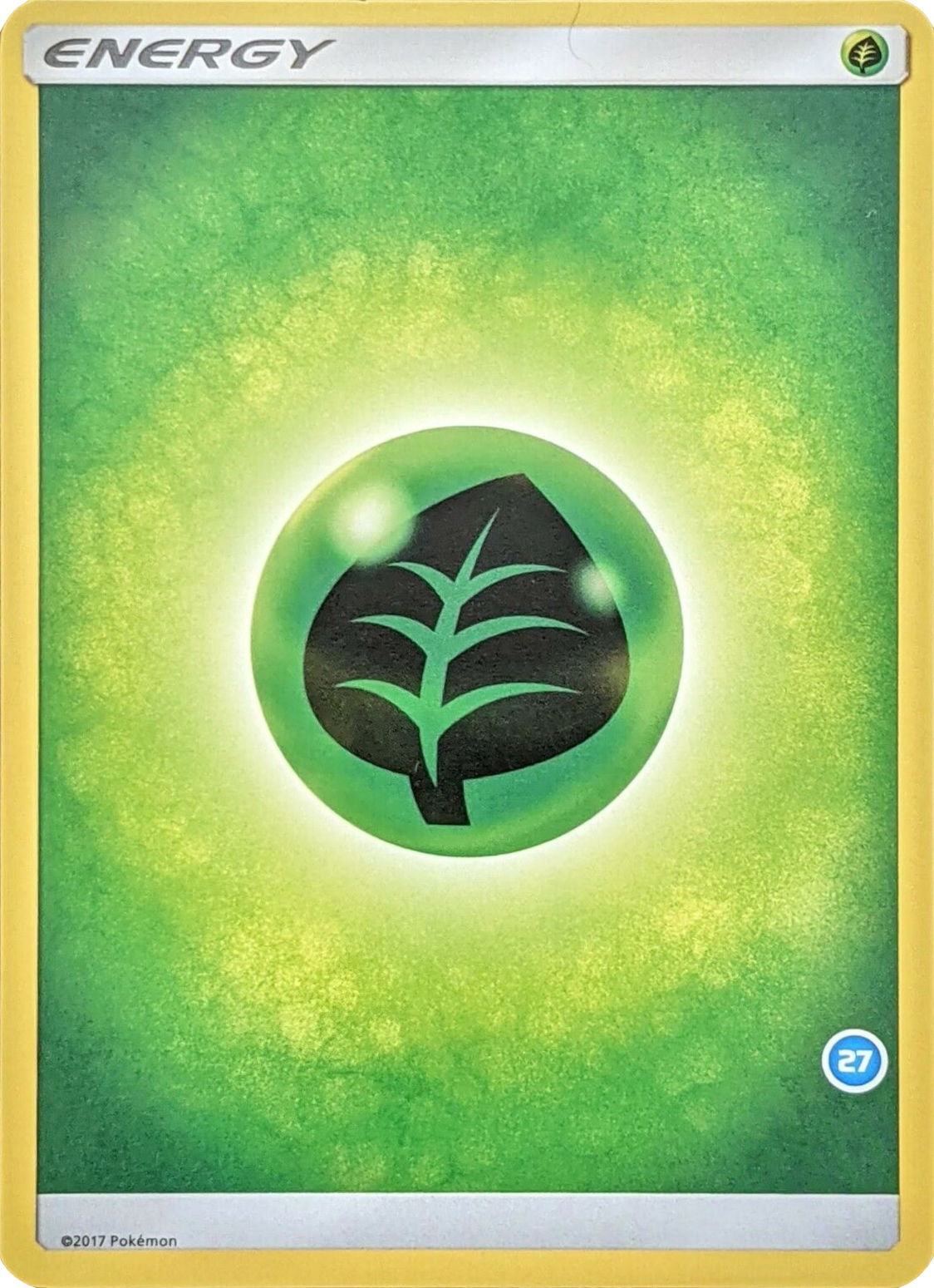 Grass Energy (Deck Exclusive #27) [Sun & Moon: Trainer Kit - Alolan Ninetales] | Galactic Gamez
