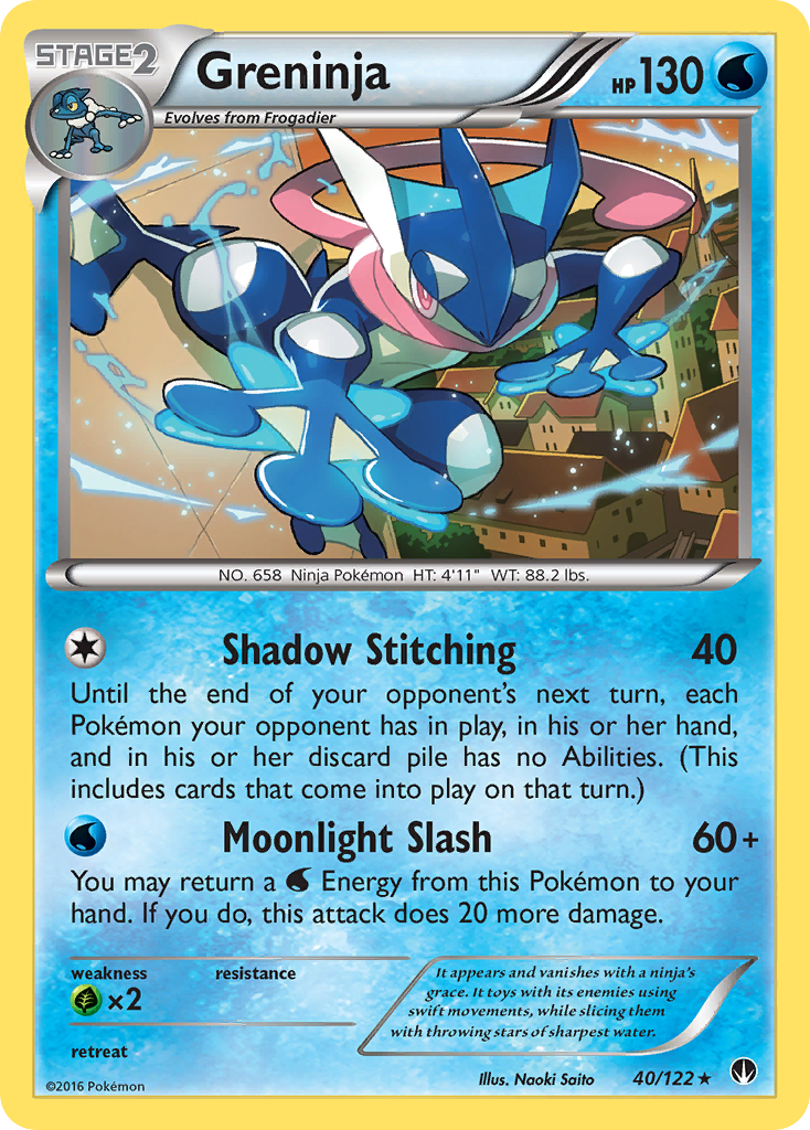 Greninja (40/122) [XY: BREAKpoint] | Galactic Gamez