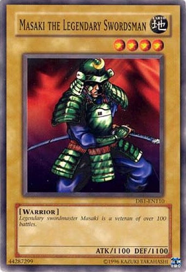 Masaki the Legendary Swordsman [DB1-EN110] Common | Galactic Gamez