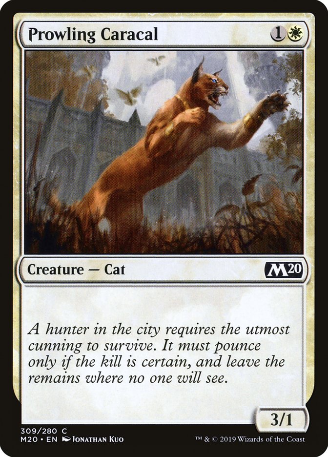 Prowling Caracal [Core Set 2020] | Galactic Gamez