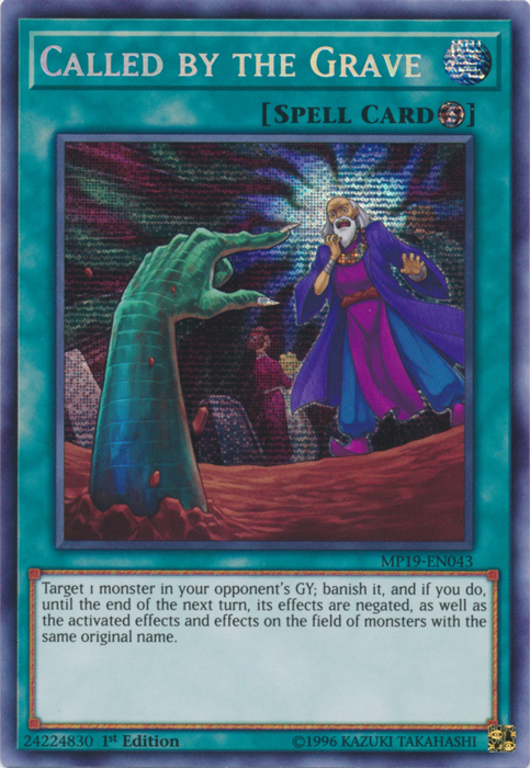 Called by the Grave [MP19-EN043] Prismatic Secret Rare | Galactic Gamez