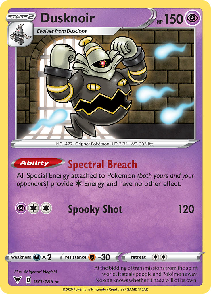 Dusknoir (071/185) [Sword & Shield: Vivid Voltage] | Galactic Gamez