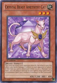 Crystal Beast Amethyst Cat [LCGX-EN156] Common | Galactic Gamez