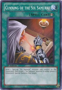 Cunning of the Six Samurai [LCGX-EN256] Common | Galactic Gamez