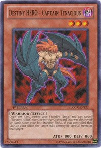 Destiny HERO - Captain Tenacious [LCGX-EN123] Common | Galactic Gamez