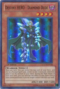 Destiny HERO - Diamond Dude [LCGX-EN124] Super Rare | Galactic Gamez