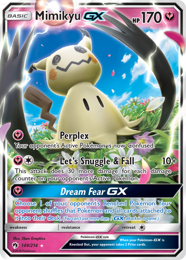 Mimikyu GX (149/214) [Sun & Moon: Lost Thunder] | Galactic Gamez