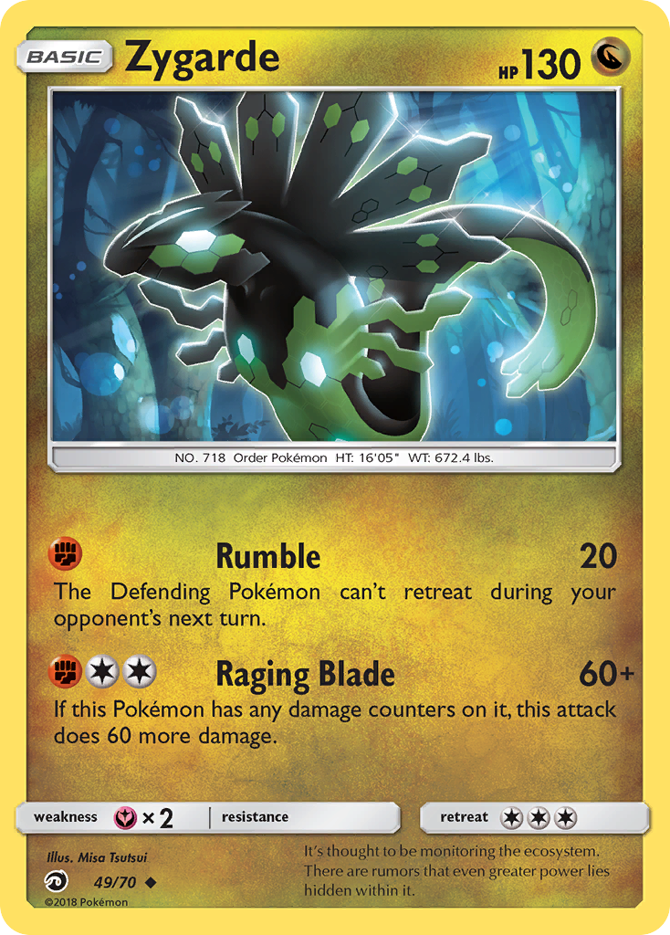 Zygarde (49/70) [Sun & Moon: Dragon Majesty] | Galactic Gamez