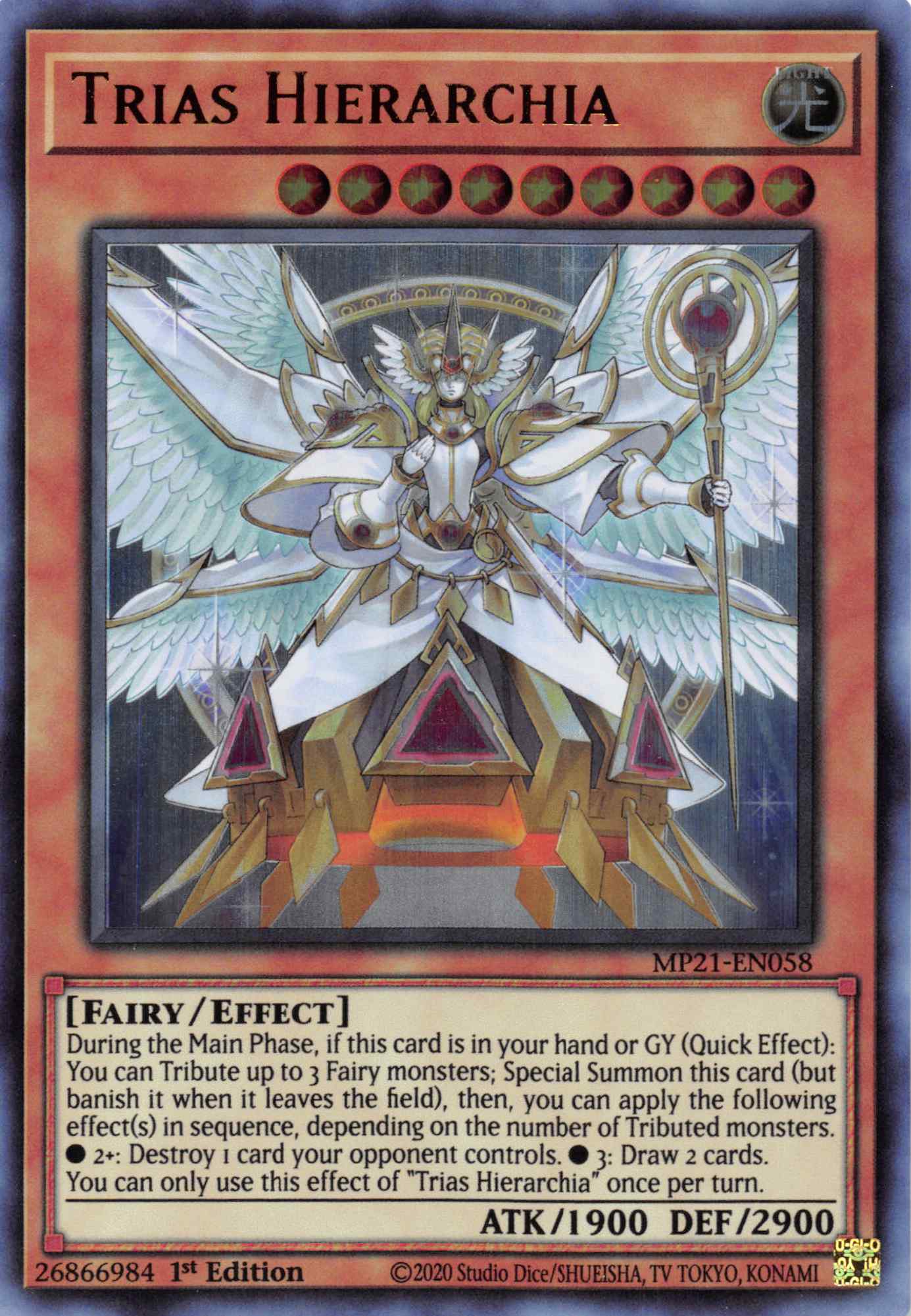 Trias Hierarchia [MP21-EN058] Ultra Rare | Galactic Gamez