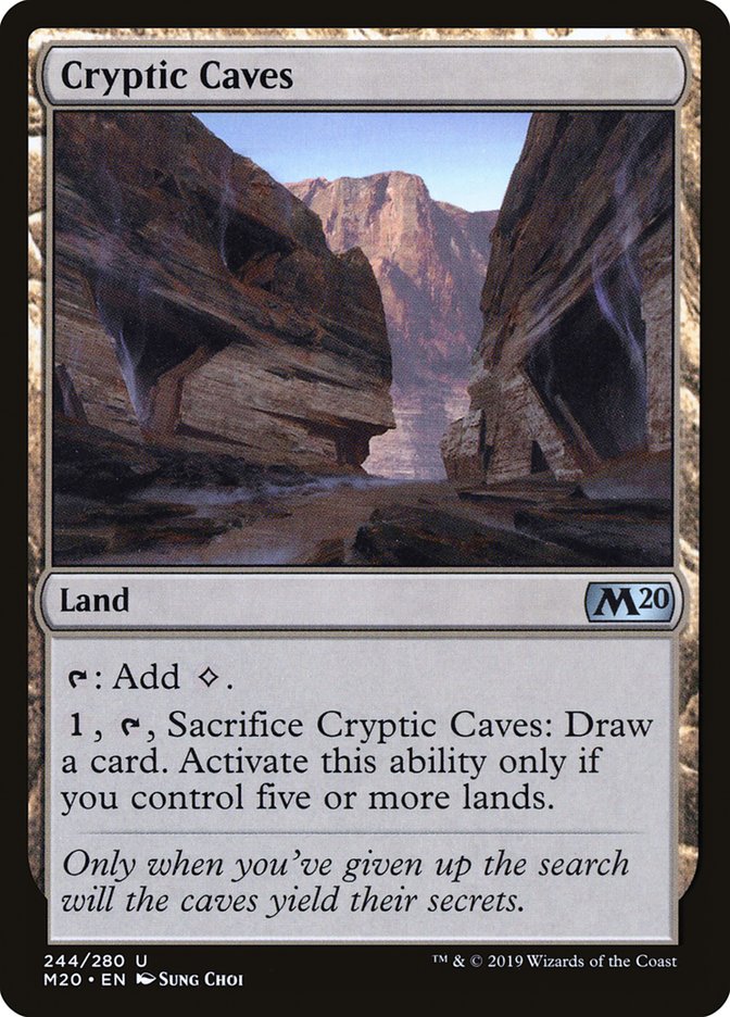 Cryptic Caves [Core Set 2020] | Galactic Gamez