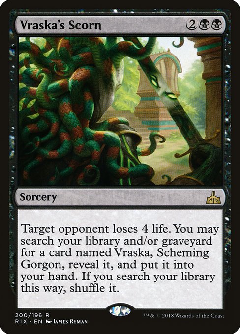 Vraska's Scorn [Rivals of Ixalan] | Galactic Gamez