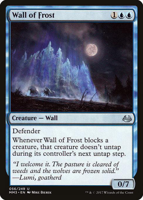 Wall of Frost [Modern Masters 2017] | Galactic Gamez