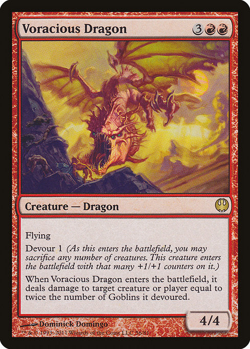 Voracious Dragon [Duel Decks: Knights vs. Dragons] | Galactic Gamez