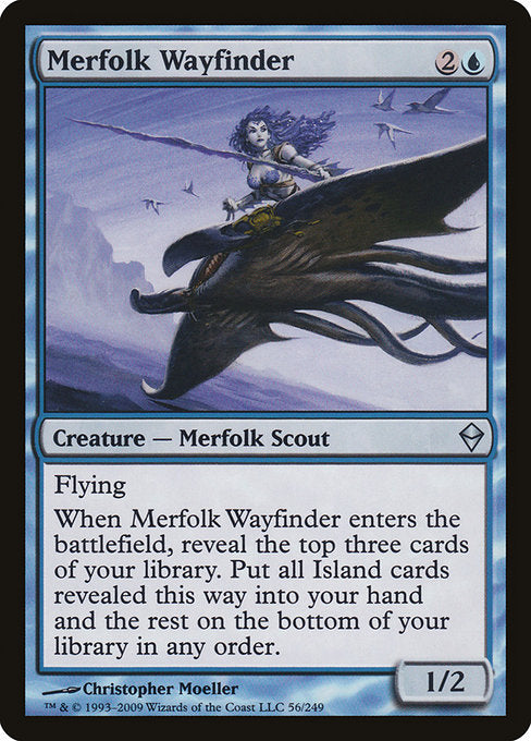 Merfolk Wayfinder [Zendikar] | Galactic Gamez