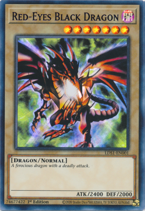 Red-Eyes Black Dragon (Purple) [LDS1-EN001] Ultra Rare | Galactic Gamez