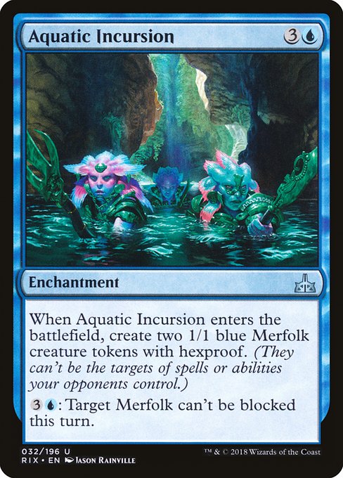 Aquatic Incursion [Rivals of Ixalan] | Galactic Gamez