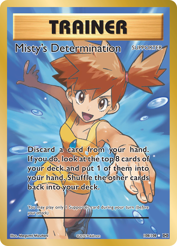 Misty's Determination (108/108) [XY: Evolutions] | Galactic Gamez