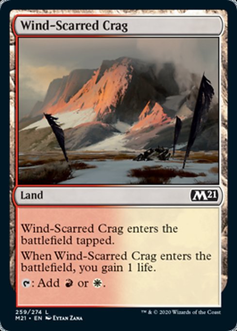 Wind-Scarred Crag [Core Set 2021] | Galactic Gamez