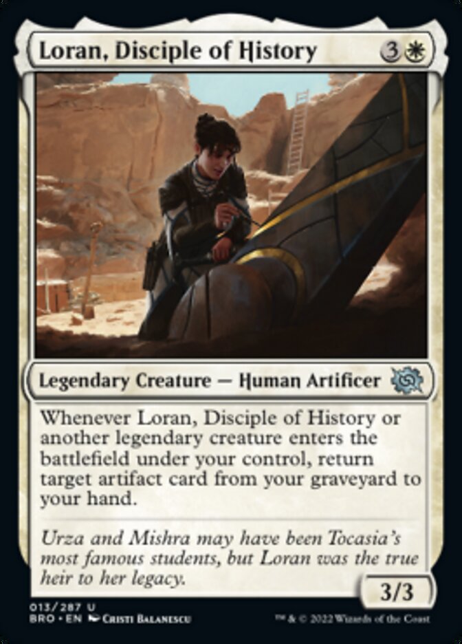 Loran, Disciple of History [The Brothers' War] | Galactic Gamez