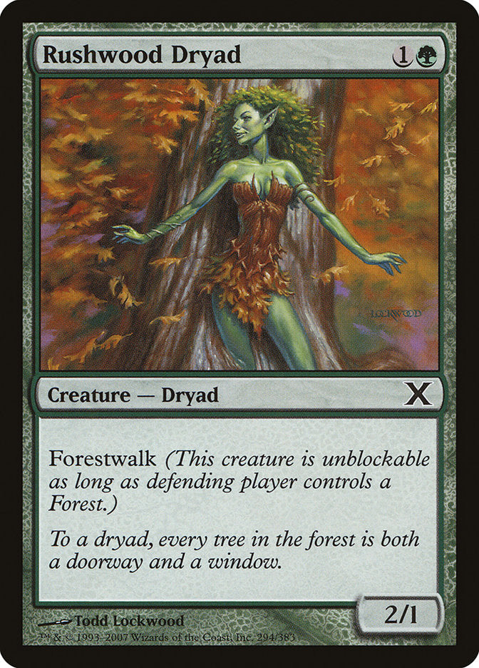 Rushwood Dryad [Tenth Edition] | Galactic Gamez