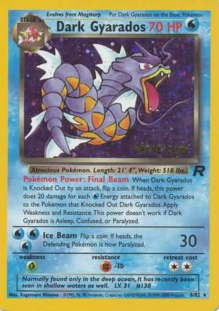 Dark Gyarados (8/82) (Prerelease Promo) [Team Rocket Unlimited] | Galactic Gamez