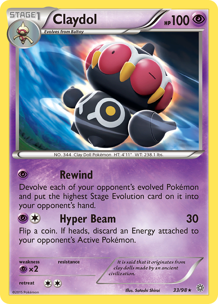 Claydol (33/98) [XY: Ancient Origins] | Galactic Gamez