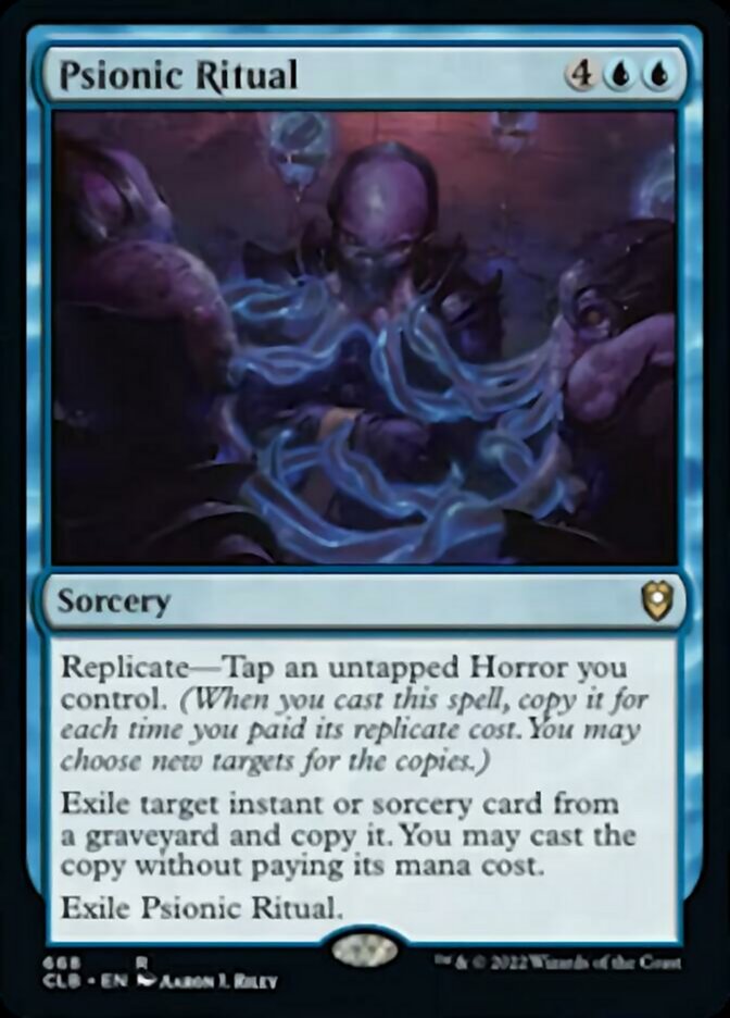Psionic Ritual [Commander Legends: Battle for Baldur's Gate] | Galactic Gamez