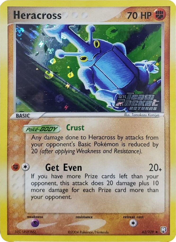 Heracross (43/109) (Stamped) [EX: Team Rocket Returns] | Galactic Gamez