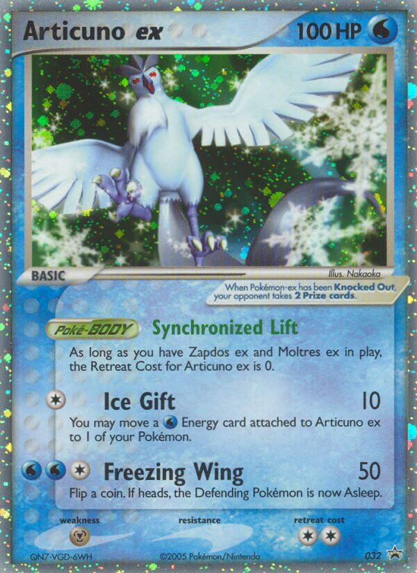 Articuno ex (032) [Nintendo: Black Star Promos] | Galactic Gamez