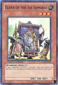 Elder of the Six Samurai [SAAS-EN001] Super Rare | Galactic Gamez