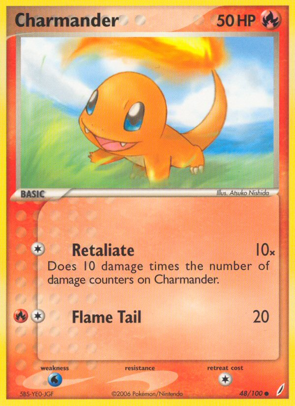 Charmander (48/100) [EX: Crystal Guardians] | Galactic Gamez