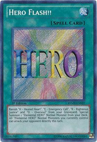 Hero Flash!! [RYMP-EN027] Secret Rare | Galactic Gamez