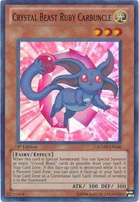 Crystal Beast Ruby Carbuncle [RYMP-EN040] Super Rare | Galactic Gamez