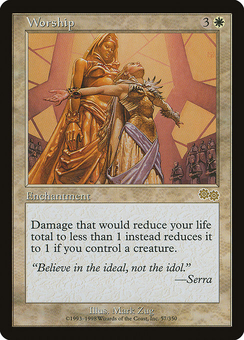 Worship [Urza's Saga] | Galactic Gamez