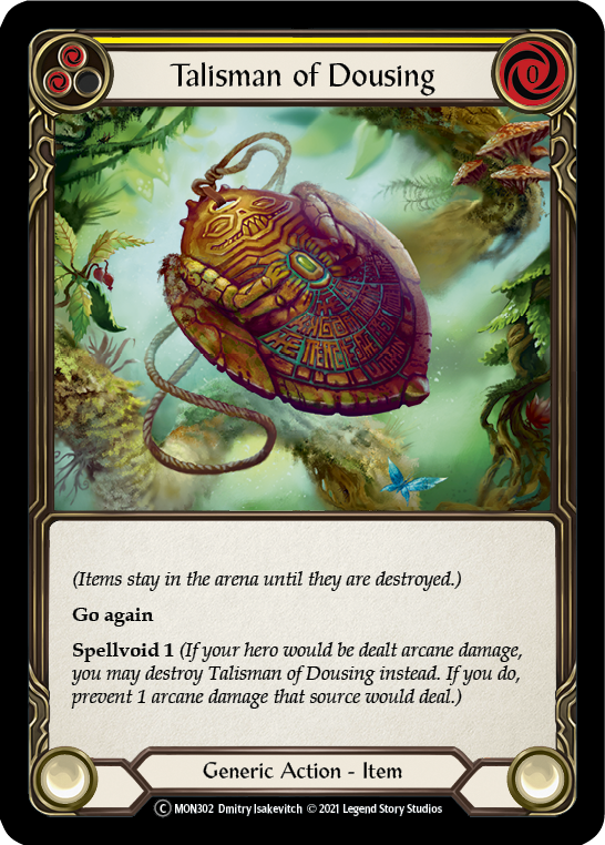 Talisman of Dousing (Rainbow Foil) [U-MON302-RF] Unlimited Edition Rainbow Foil | Galactic Gamez