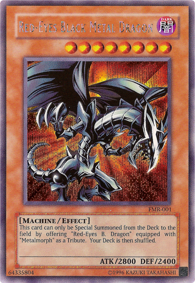 Red-Eyes Black Metal Dragon (Forbidden Memories) [FMR-001] Prismatic Secret Rare | Galactic Gamez