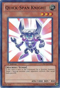 Quick-Span Knight [PRC1-EN006] Super Rare | Galactic Gamez